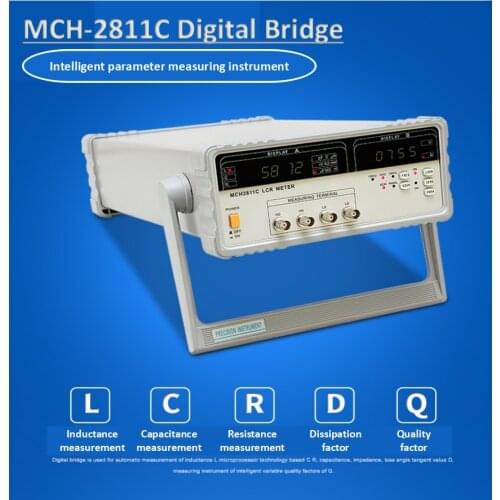 MCH Automatic Range Resistance Capacitance Inductance Tester lcr meter 10KHz lcrmeter 2811c
