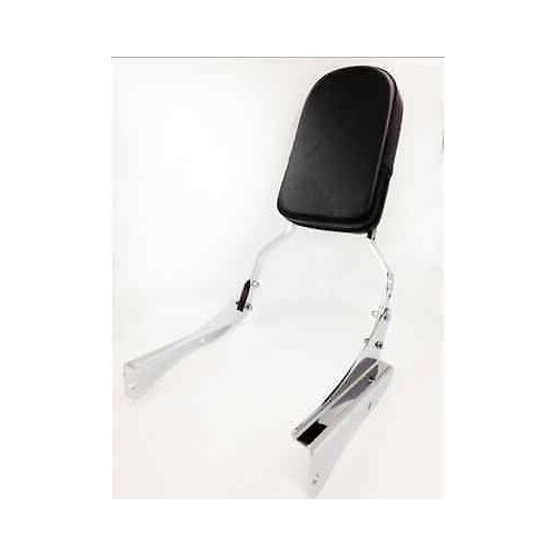 Motorcycle Flame Backrest Sissy Bar For 2001-2008 Honda Shadow Spirit 750 VT750DC Custom Black