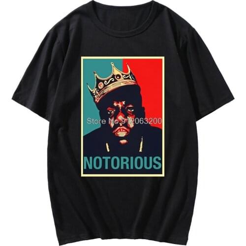 R.I.P Notorious Big Short Sleeve Mens Black Basic T-shirt Rock Biggie Smalls Notorious B.I.G. T Shirt Hip Hop Men Female Tshirt