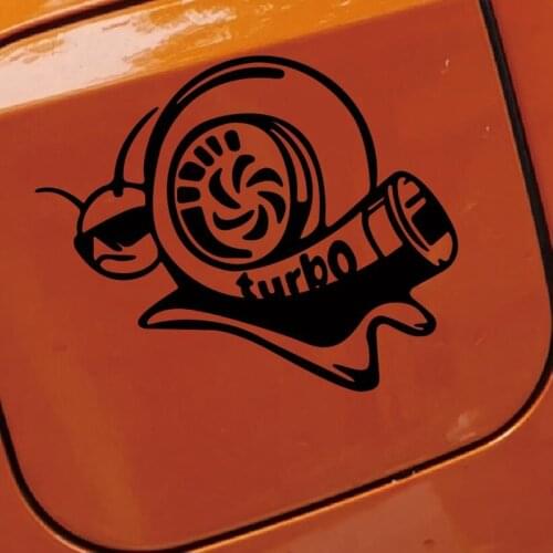Funny Snail Turbo Car Body Decal Auto Stickers Decorations 15cmx11cm