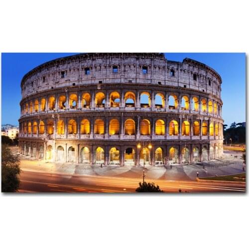 Wall Art Paintings Rome Colosseum City Ancient Architecture Posters and Prints Canvas Art For Home Decor