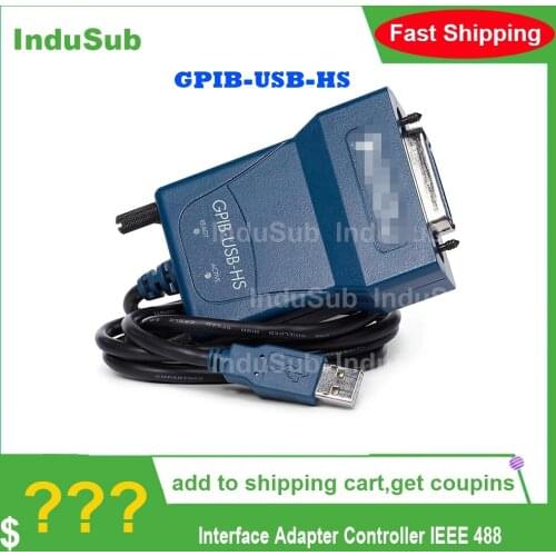 100% New NI GPIB-USB-HS Interface 778927-01 IEEE 488 GPIB USB HS GPIB cabie 1pcs