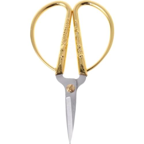 New Gold Dragon Phoenix Bonsai Scissors Wedding Shears Home Office Cutting Tool