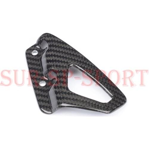 Front Heel Guard Foot Peg Mount Plate For BMW R Nine T 2014 2018 Full Carbon Fiber
