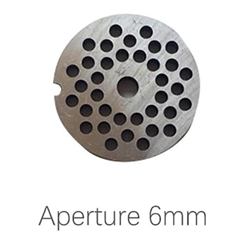 Replacement #12 Stainless Steel Meat Grinder Mincer Plate w/ 4/6/8/10/12mm Hole Chopper Disc for Meat Grinders Parts