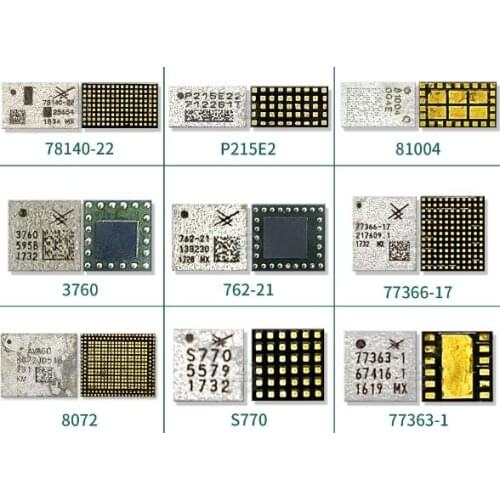 2pcs 3760 762-21 77366-17 E8072 S770 78140-22 81004 P215 13767 3764-15 77367-1 PA IC For iPhone 8 8Plus X