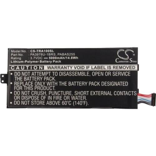 Cameron sino 5000mah battery for TOSHIBA Regza AT1S0 Thrive 7 PA3978U-1BRS PABAS255 Tablet Battery