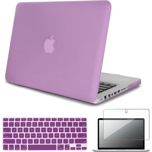 Laptop Case for Apple Macbook Air 13/11/MacBook Pro 13/15 Inch Protector Case + Keyboard Cover + Screen Protector
