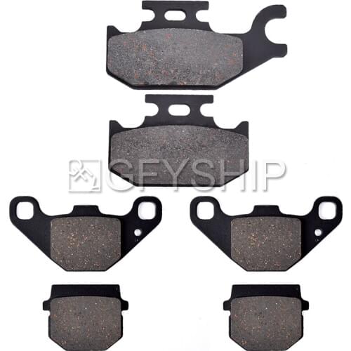 For CAN-AM ATV Rally 200 4A7A/B/C/D/E/F 2007 Motorcycle Front Rear Brake Pads Brake Disks