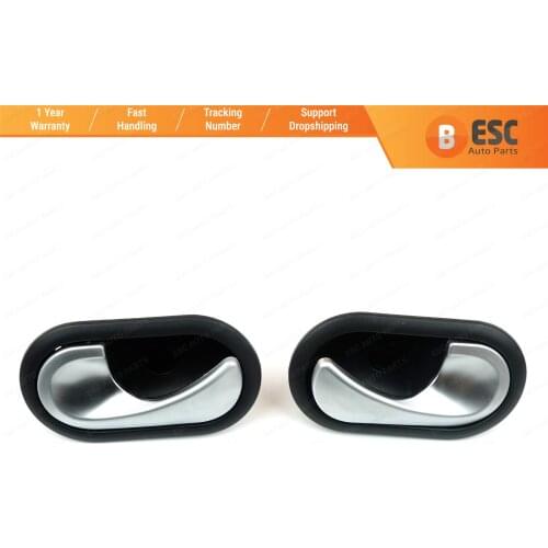 EDP106+EDP107 Interior Door Handle Left Right 8200730863 For Renault Megane Scenic Modus Kangoo Twingo MK2 Clio MK3 Sandero MK1