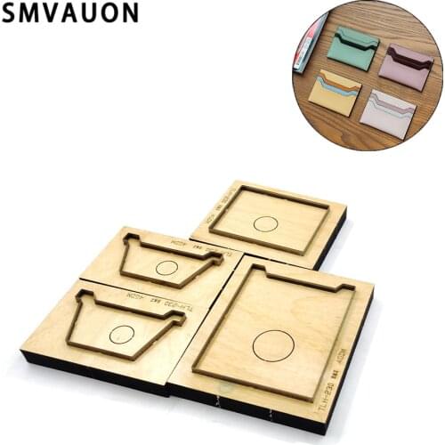Cutting Die Knife Mould For Leather Card Bag Wood Mold Cutting 2021 Diy Hanging Steel Mold Sewing pattern