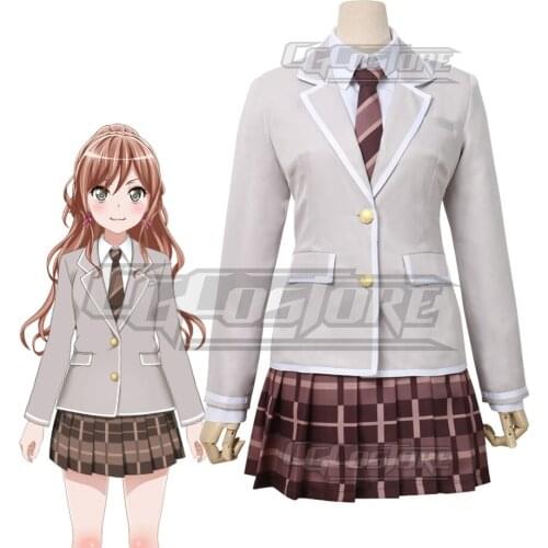 Cosplay Costume Anime Bang Dream! Imai Lisa Dresses Christmas Halloween Free shipping CG522