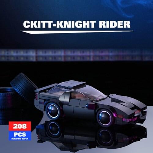 Creative Technical Car Super Racing Car CKITT-Knight Rider Speed Champions Sports Car Building Block Model Children Toy Gift