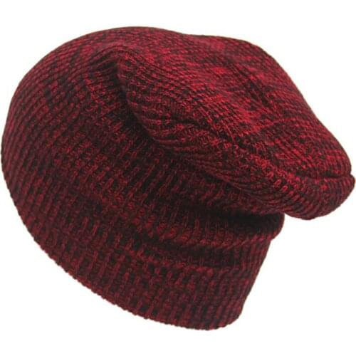 Hot Sale Knitted Hip Hop Hat Unisex Beanies Winter Warm Hats Beanies Skullies Stripe Male Female Caps High Quality