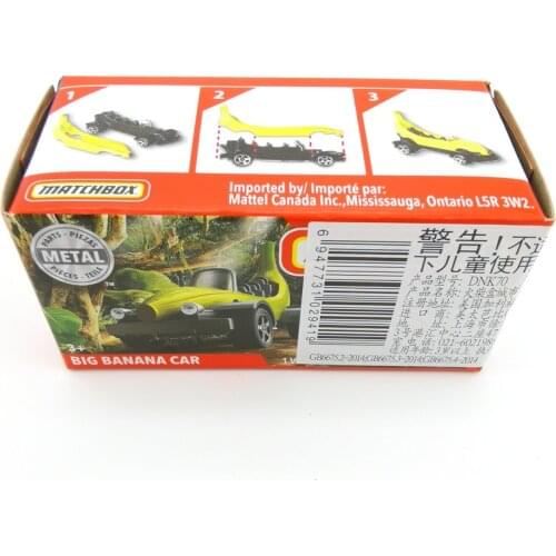 2020 Matchbox Cars 1:64 Car BIG BANANA CAR Metal Diecast Alloy Model Car Toy Vehicles