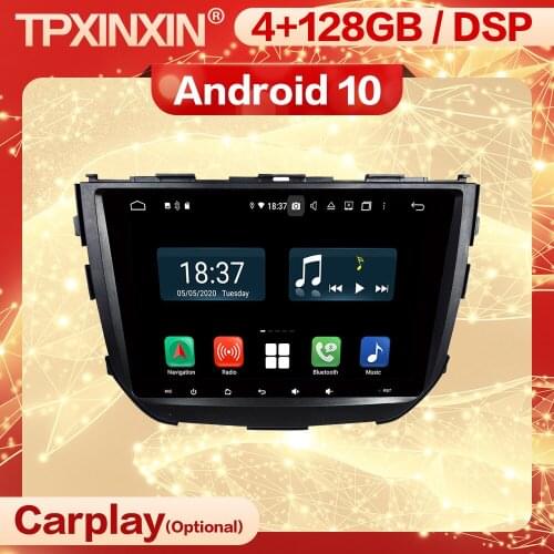 4+128G Carplay 2 Din Android Multimedia Stereo Receiver For Suzuki Vitara Breeza 2015 2016 2017 GPS Radio Audio Player Head Unit