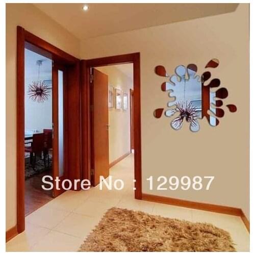 NEW arrive acrylic home wall mirror sticker for bedroom