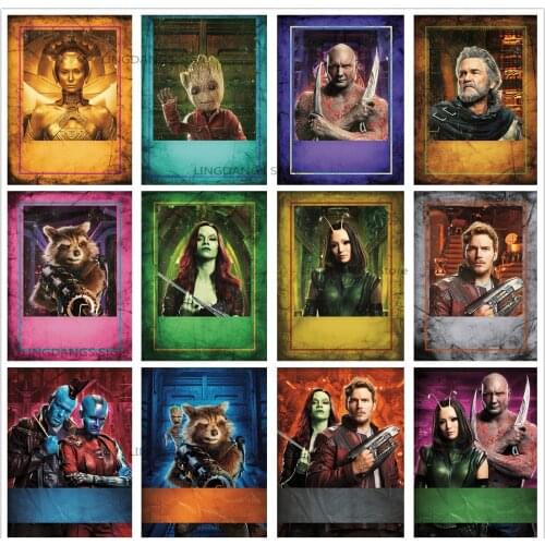 Marvel Poster 5d Diy Diamond Painting Movie Guardians Of The Galaxy Vol.2 Portrait Diamond Mosaic Cross Stitch Home Decor Gift