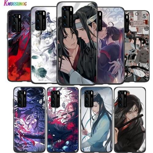 Silicone Case Mo Dao Zu Shi For Huawei P8 P9 P10 P20 P30 Pro Lite 2019 mini P40 Lite 5G E Pro Plus Phone Case