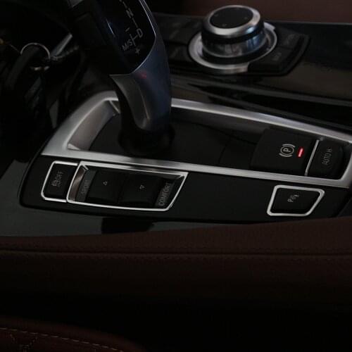 Car Interior Styling For BMW 5 Series F10 520 525 2011-2017 Accessory Gear Shift Panel Trim For Left Hand Driver