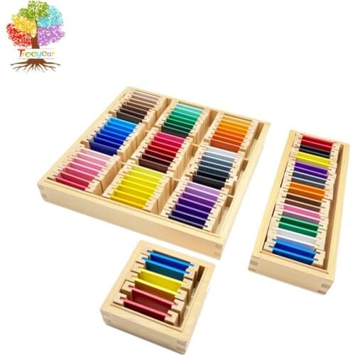 Treeyear Montessori Color Tablets Montessori Materials Montessori Sensory Toys Color Box Wooden Colorful Multicolor Tablet Boxs
