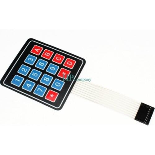 1PCS 16 Key 4*4 Membrane Switch Keypad 4*4 4X4 Matrix Array Matrix Keyboard for arduino DIY KIT