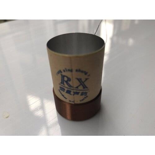 1 pcs ID: 25.5mm 1" 4 layers coil 10 ohm White aluminous Skeleton woofer bass loudspeaker speaker voice coil