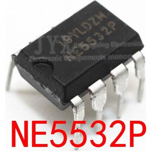 10PCS NE5532P DIP8 NE5532 DIP 5532P DIP-8 new and original IC