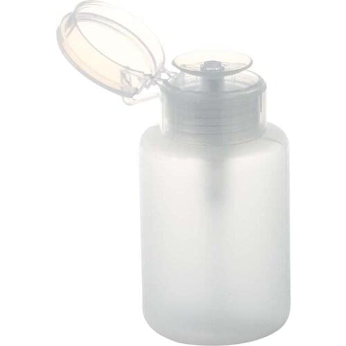 150ml Nail Art Makeup Polish Plastic Pump Dispenser Bottle Remover