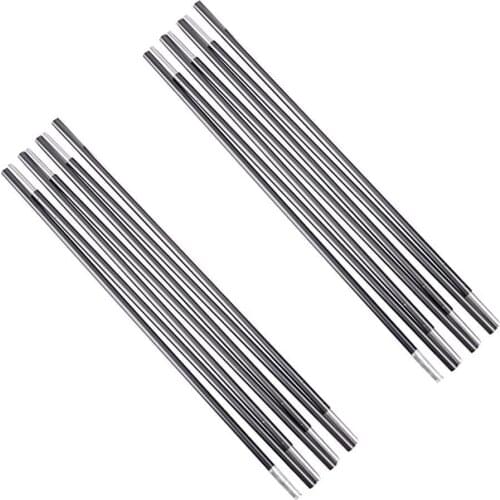 2pcs Tent Rod Fiberglass Camping Tent Pole Spare Replacemet Tent Supporting Rods Awning Frames Accessories