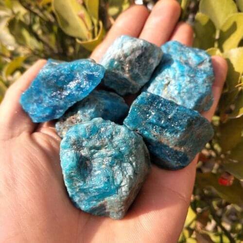 200g Natural beautiful blue apatite crystal natural rough mineral specimen as home decoration! wedding decoration aquarium