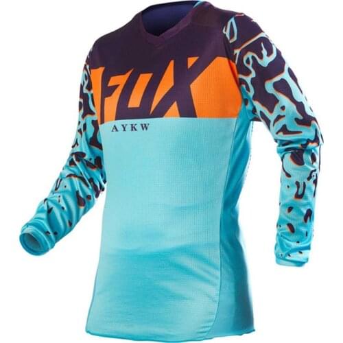 2021cycling Jersey para descensos FOX MTB Jersey Motocross camiseta bicicleta Jersey mujer de Ciclismo manga larga shirts for