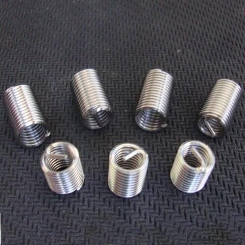 50 Pcs Thread Repair Wire Thread Insert Screw Bushing M6 M8 M10 M12 M14*1.0*1D 1.5D 2D 2.5D 3D Stainless Steel