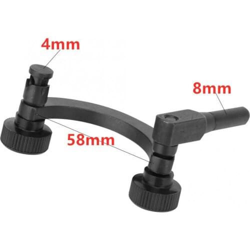 6007, Half Round Combination Test Dial Indicator,Arc Holder 8mm Rod Indicator Base Stand Center Finder Measurement Tool Support