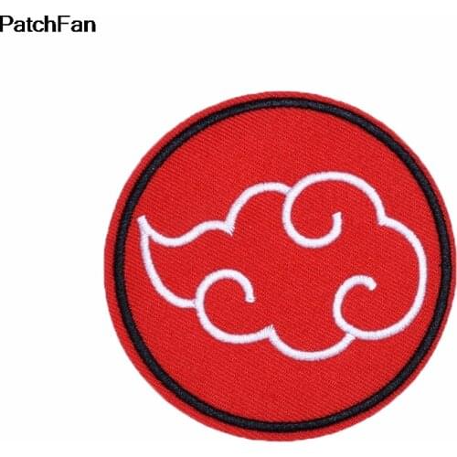 A2643 Patchfan Anime cloud Embroidered Patch Sewing Applique for Jacket Jeans Shoes Backpack Badges