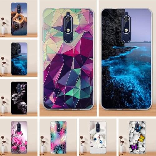 Case For Nokia 5.1 Case Cover Silicone 3D TPU Soft Phone Case for Nokia5.1 Nokia 5 .1 Funda Coque for Nokia 5.1 Cover Capa Shell