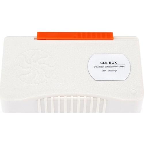 CLE-BOX Fiber Optic Cleaning Cassette Optical Fiber End Face Connector Cleaner Wiping Tools For MPO LC SC with Replaceable Tape