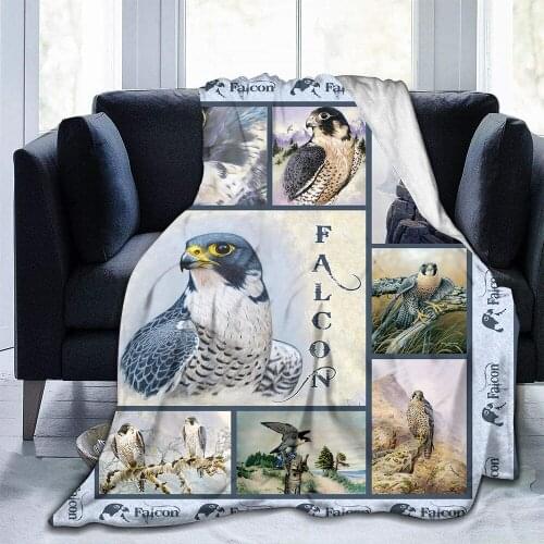 Animal Flannel Throw Blanket Lightweight Super Soft Warm Thin Fleece Blanket for Couch Sofa Bed Room Camping Lap Blanket