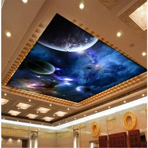 Wallpaper 3d mural for living room Star Planet Universe Space planet wallpaper mural photo wall paper