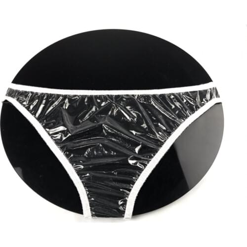 Haian Plastic Bikini Panties PVC Underwear Color Transparent Glass Clear