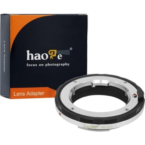 Haoge Manual Macro Close Focus Lens Mount Adapter for Leica M LM, Zeiss ZM, Voigtlander VM Lens to Canon RF Mount Camera