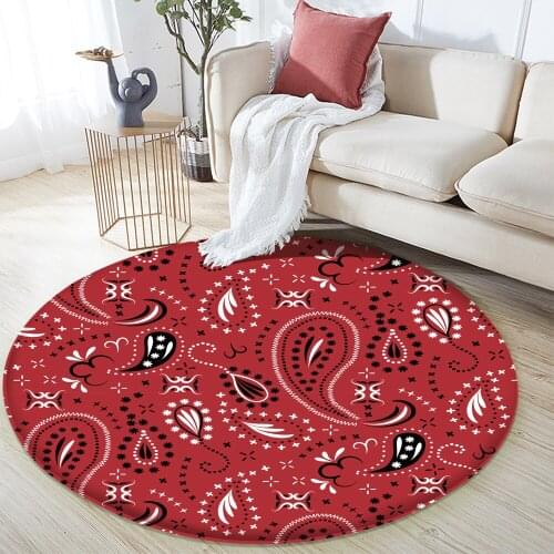Good Quqlity Flannel Paisley Style Pattern Rug&Carpet Non-slip Bath Mat Soft Fluffy Living Room Bedroom Decorative Carpet Mats