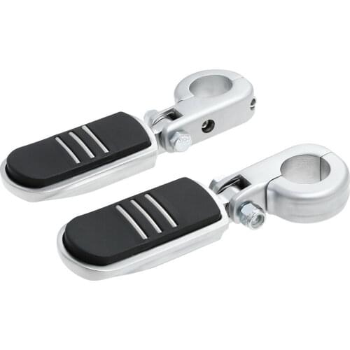 Motorcycle 1 1/4'' 32mm Highway Bar Footpegs Pegs For Harley Touring Road King Softail Sportster