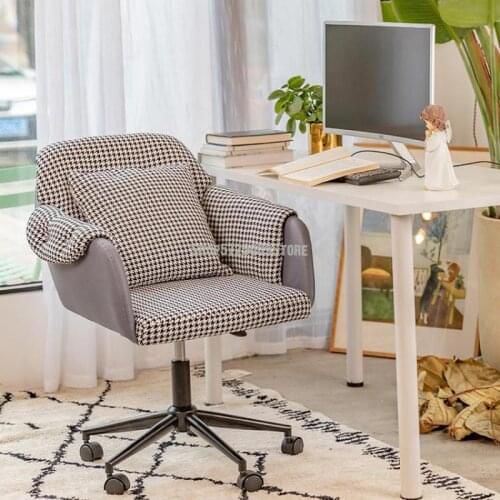 Computer chair home comfortable single bedroom student makeup study study backrest office sofa game live chair