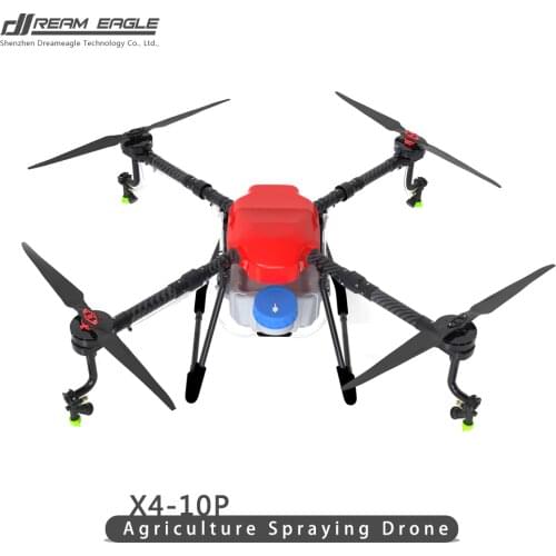 X4-10P quadcopter agricultur spraying drone 10L sprayer drone carbon fiber frame kit