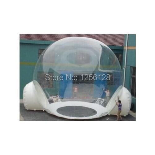 Hot!!! wonderful 2-4 persons inflatable lawn tents with clear wall around