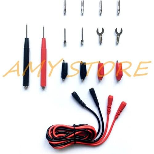 15 in 1 Multifunction Combination Test Lead Cable Pen Banana Plug Multimeter Alligator Clip Power U Shape Terminal Clamp
