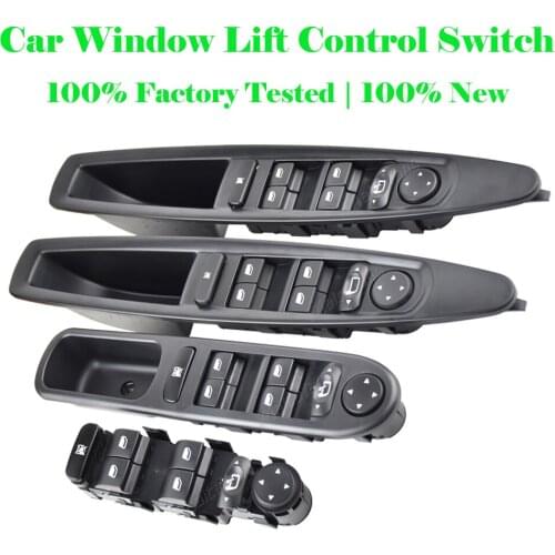 For Citroen C4 2004 - 2011 6554.HA 6554HA Switch Car Front Left Master Electric Power Control Switch With Rearview Mirror Button