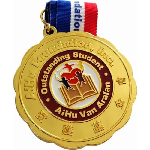 Manufacturers wholesale custom cheap golden medals