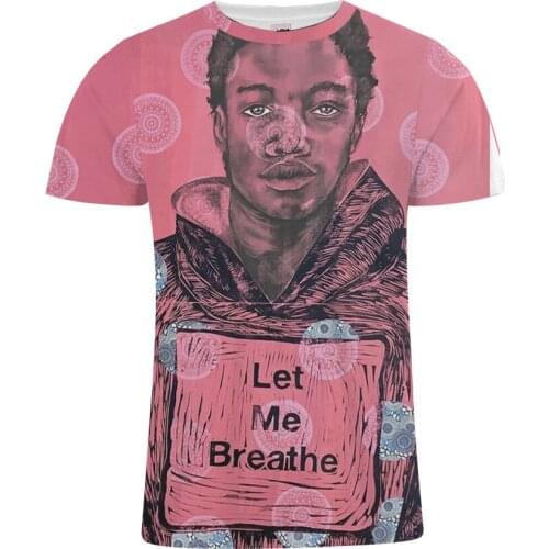 Plus size 3d printing custom Black lives matter custom design factory in stock Men t-shirt